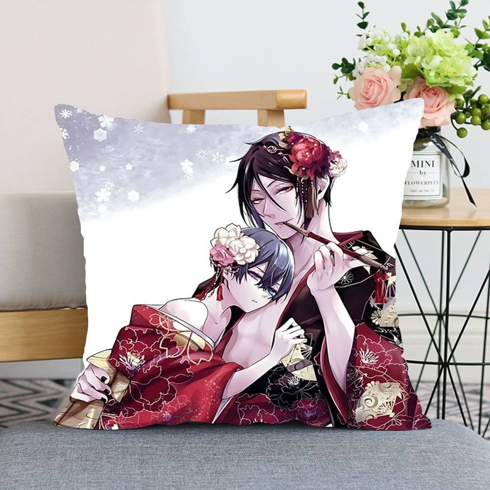 Amine BBlack Butler Throw Pillow Covers Pattern Cushion Cover Suitable For Sofa Bedroom Car Pillow Cover