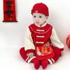 Traditional Chinese Style Candy Bag Letter Print Blessing Red Bag New Year Shoulder Bag  Child