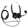 H360DRJ Binaural Phone Headphone Black Noise Canceling Double Sided Headset for Call Centers Online Courses