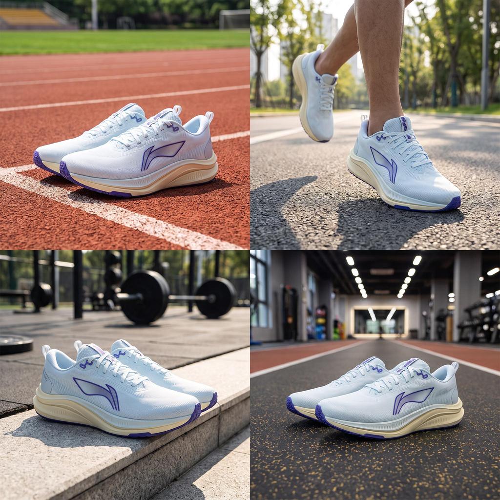 Li Ning Red Rabbit 8 Fitness Test Lightweight Foam Ultra Technology Casual Running Shoes Men Sneaker Blue ARPV013-5