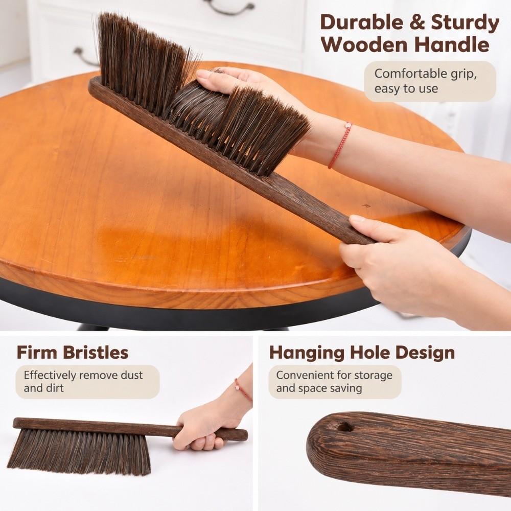 Long Handle Dust Brush Soft Bristle Sweeping Brush Deep Clean Bed Brush Hotel Use