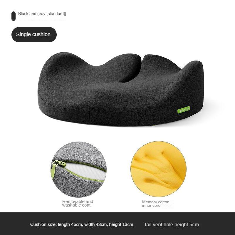 Memory Foam Office Chair Cushion Car Seat Support Pads Buttocks Pillow Massage Hips Orthopedic Pillow Coccyx Pain Relief Cushion