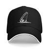Rather Be Windsurfing Baseball Caps Outdoor Unisex Hats