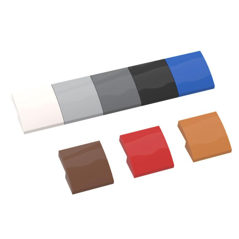 10PCS 15068 Slope Curved 2x2 Block Moc Color Accessories Compatible with Brick DIY Children's Toy Assembly Parts