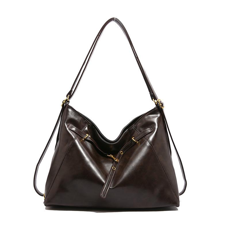 Maillard retro backpack large capacity autumn and winter new tote bag commuter leisure backpack one pack three uses