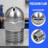 New Flat Fan Spray Nozzle BHC Air Knife Blowing Wind Nozzle 1/8'' 1/2'' Slot Cleaning High Pressure For Industrial Dust Removal