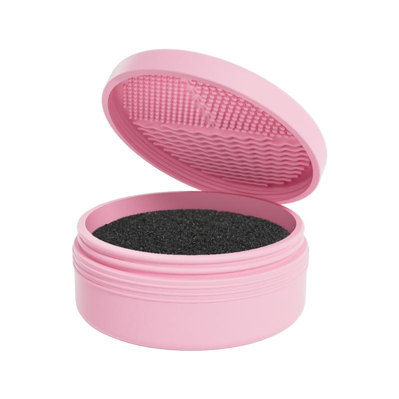 Make-up Pinsel Reinigungsbox Schnelle Reinigung Schwamm Lidschattenpinsel Trockenreiniger Kosmetik Waschen Reinigen Puderwerkzeug Make-up Zubehör