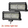 4/ 7 Inch 120W Combo Off Road Led Light Bars Spot Flood Beam for Work Driving Offroad Boat Car Tractor Truck 4x4 SUV ATV 12V 24V