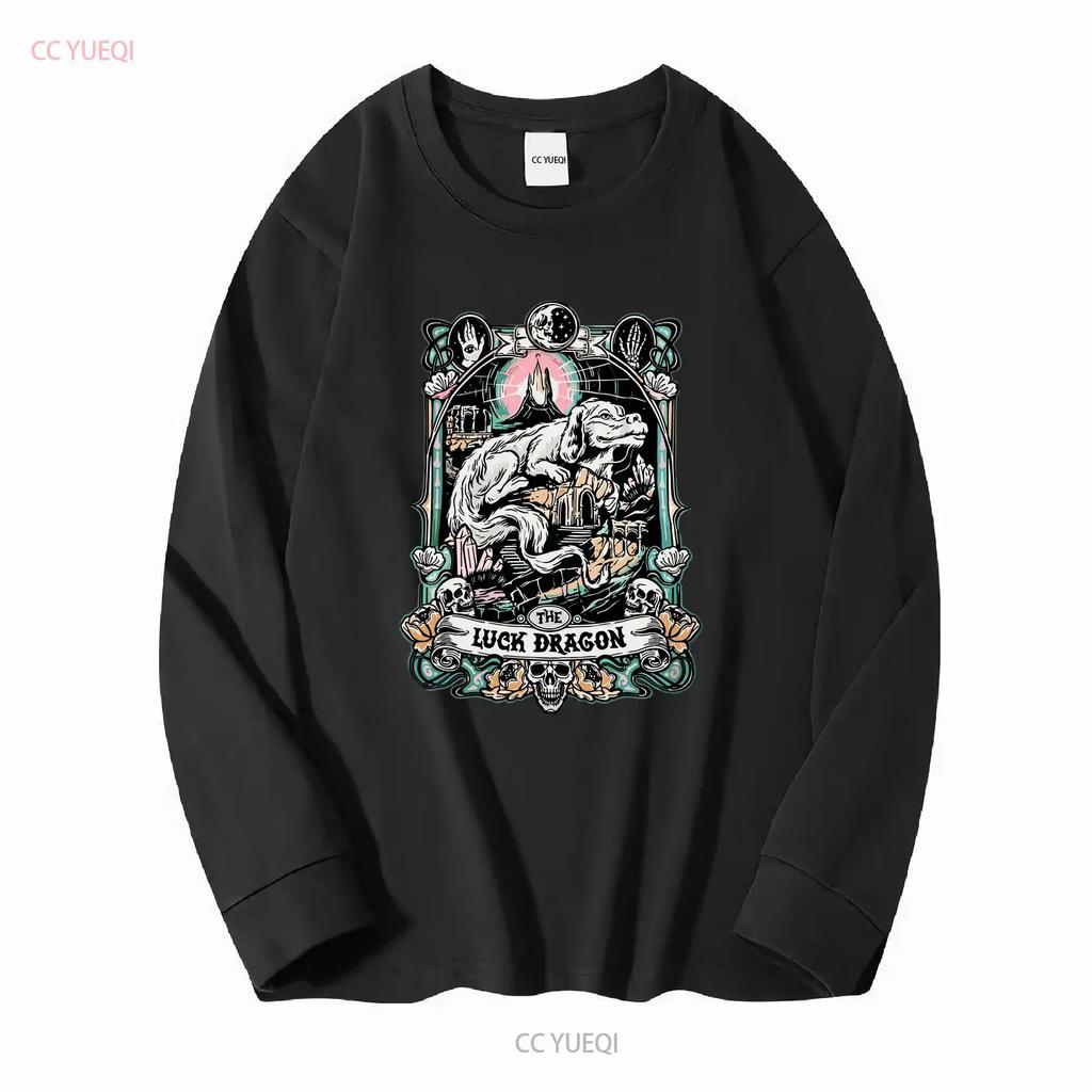 Neverending Story Luck Dragon T Shirt 80's Movie Fantasy Falcor Long or Short Sleeves Vintage Washed Homme Stylish Casual