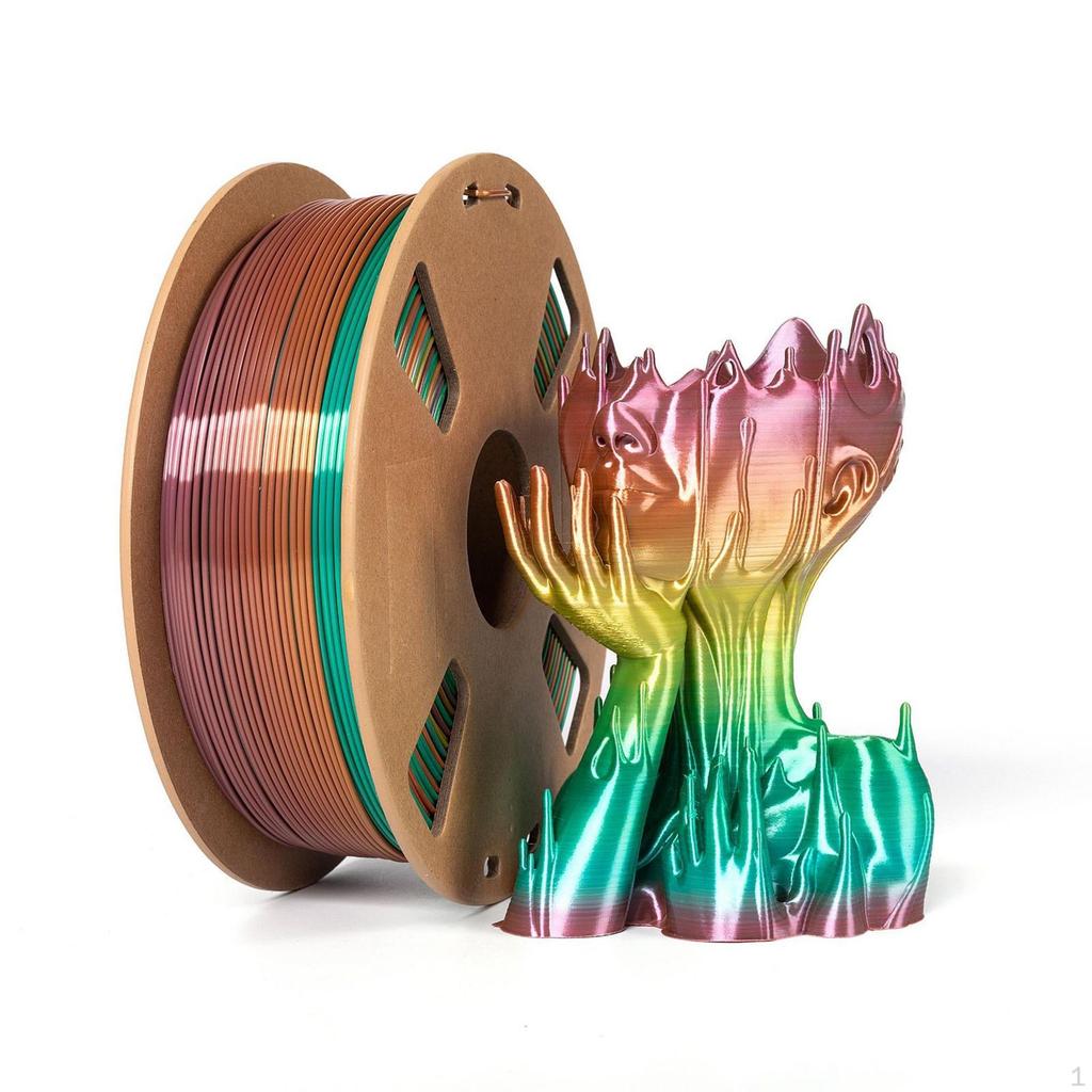 1,75 mm PLA-Filament für 3D-Drucker, 1 kg Spule, universeller mehrfarbiger Hochgeschwindigkeitsdruck