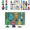 Søtt Pvc Tegneserie Anime Figursett 9-10cm Brainstorm Karakter Samleobjekter