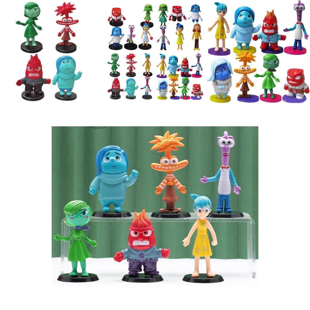 Søtt Pvc Tegneserie Anime Figursett 9-10cm Brainstorm Karakter Samleobjekter