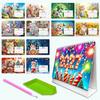 SONGWOO 2027 Standing Desk Calendar DIY Diamond Art Painting Monthly Flip Desktop Calendar Kit