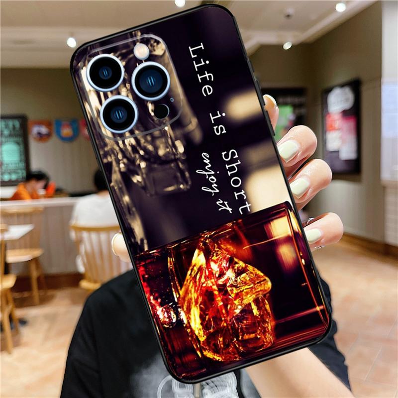 Smoking Cigar Case For iPhone 17 16 15 14 13 12 11 Pro Max Mini Plus 16e 17 Air Bumper Cover Accessories