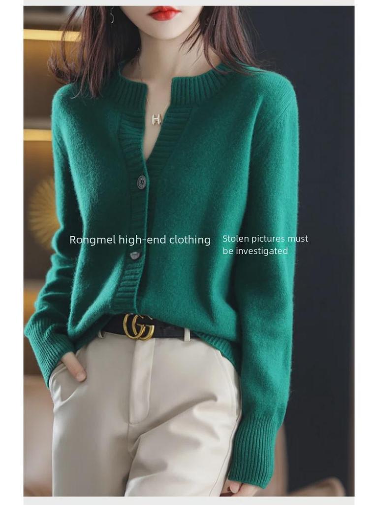 2024, cardigan retro, tricot largi, pentru femei, pentru începutul primăverii și toamnei