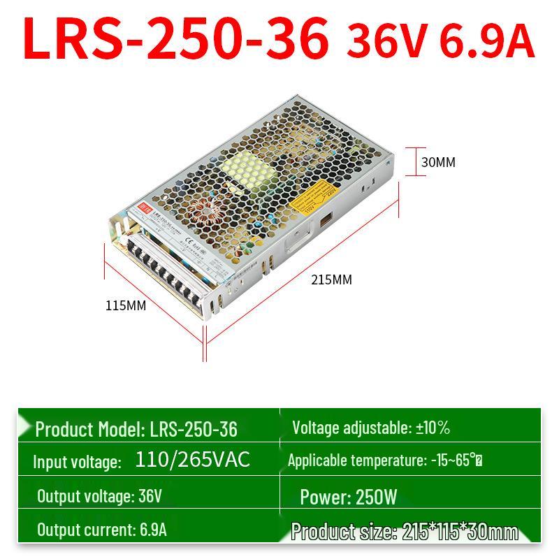 Ultra-Thin Silent LED Switching Power Supply 220V To 5V-48V, 35W-600W