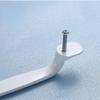 2/6/10pcs White Cabinet Handles & Knobs - Aluminium Alloy Modern Furniture Hardware for Kitchen/Closet/Cupboard/Drawer