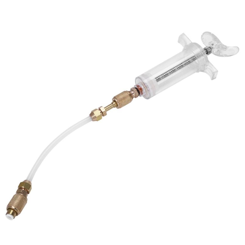 30 Ml Manual A/C Oil Injector Brass Fittings for Garage, Workshop, DIY Mechanics