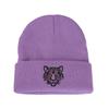 Tiger head embroidered wool knitted hat student outdoor men's and women's autumn and winter thermal hat pullover hat