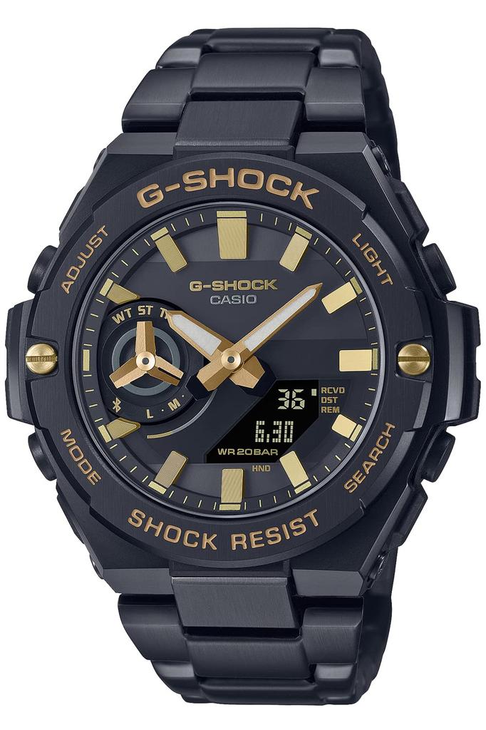 Watch Bluetooth Equipped with Solar Black [Casio] G-Shock [] G-STEEL GST-B500BD-1A9JF Men's