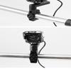 Universal Rotating Spotlight Mounting Bracket for Cars, Motorcycles, and Electric Vehicles with Shock Absorbing Tube Clamp.
