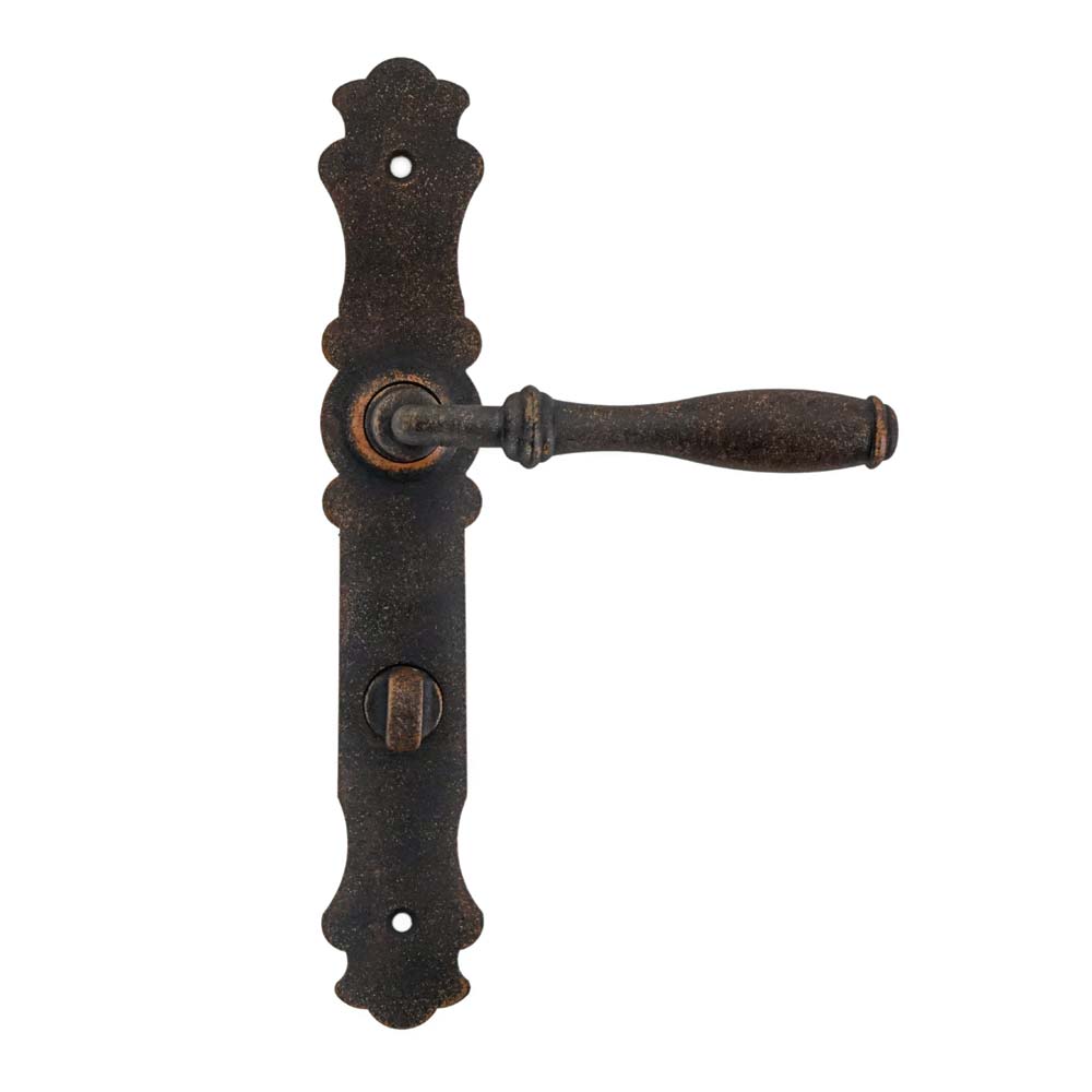 LINCOLN AGED door handle with WC plate 72