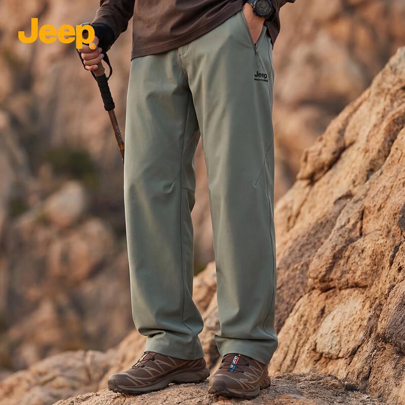 JEEP Men's Outdoor Splash-Proof Cargo Pants