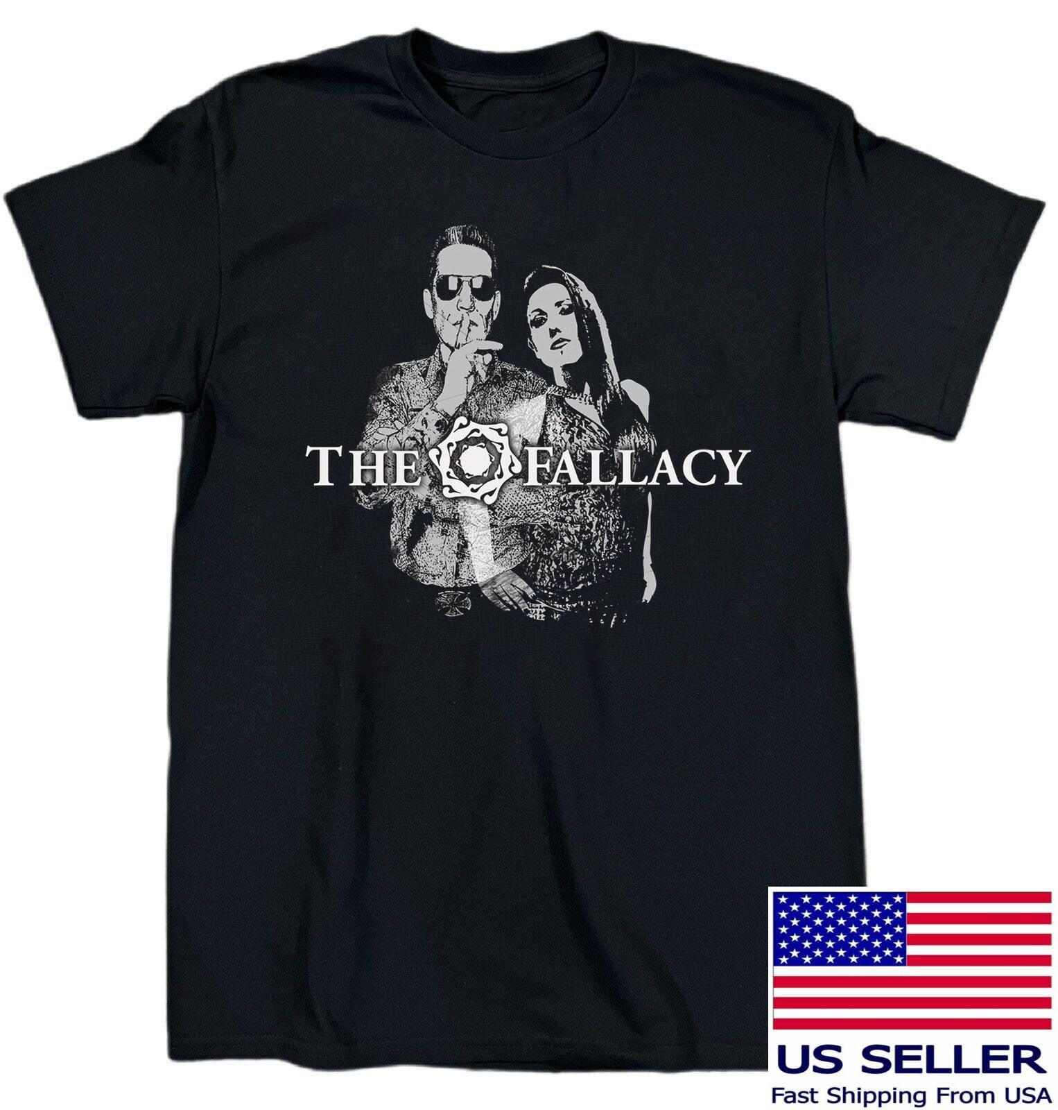NEW The Fallacy Band Music Lover Cotton Black Unisex T Shirt S-5XL AG900 S разноцветный