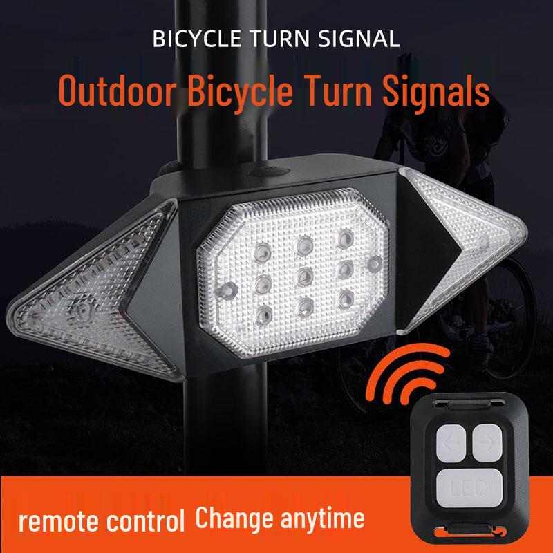 

Перезаряжаемый через USB беспроводной пульт дистанционного управления комплект указателей поворота и заднего фонаря для велосипеда