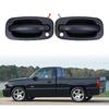 ONER Left and Right Pair of Black Exterior Door Handles, Fit for 1999-2007 Chevy Silverado,GMC Sierra 2002-2006 Cadillac