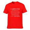 Funny Carpenter Definition Shirt Woodworking Carpentry Gift Harajuku Cotton Student Tshirts 3d Printed Tops T Shirt Family Funny
