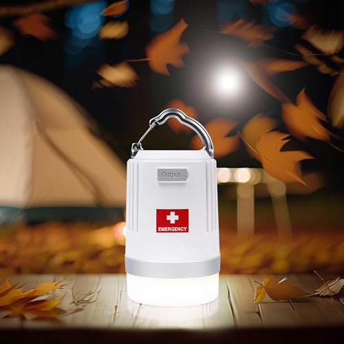 Rechargeable LED Disaster Preparedness Lantern with 11200mAh Battery, Smartphone Charging, Type-C Charging, Emergency Supplies, Emergency Supplies, Po