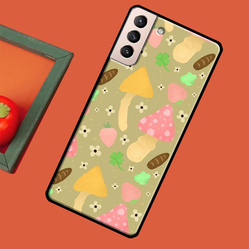 Cottagecore Frog Mushroom Moon Witchy Case For Samsung Galaxy S23 S22 Ultra S20 FE S21 Ultra Note 20 S9 S10 Note 10 Plus Coque