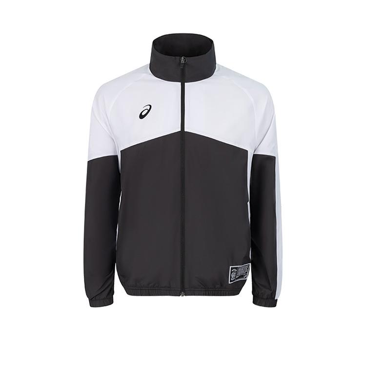 

Asics Sports Lifestyle Logo Woven Zip-Up Stand Collar Breathable Long Sleeve Jacket Unisex Jacket 2063A436-001 M