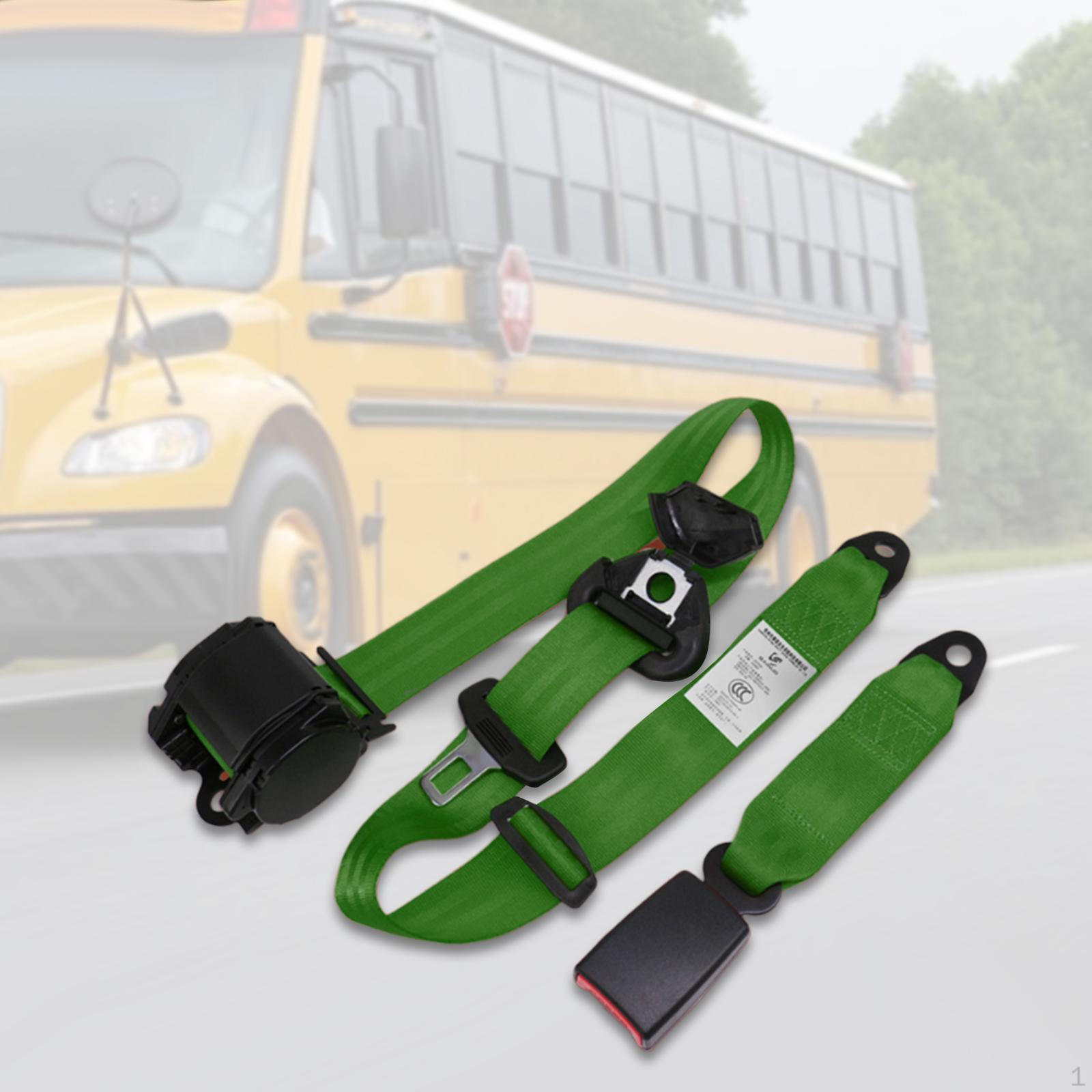 3-точечный ремень безопасности автомобиля с автоматическим втягиванием для Go Kart Van Black зелёный