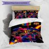 Lamine Yamal Soccer Star Number Bedding Set,Soft Bed Linen for Bedroom Home Decoration,Perfect Gift for Football Fans,Breathable Duvet Cover with Pill