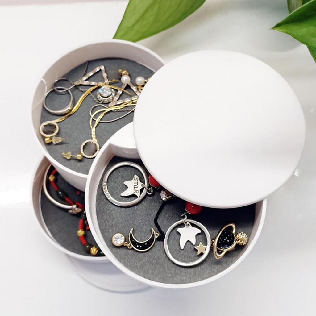 Nordic Rotating Multi-layer Jewelry Organizer Box