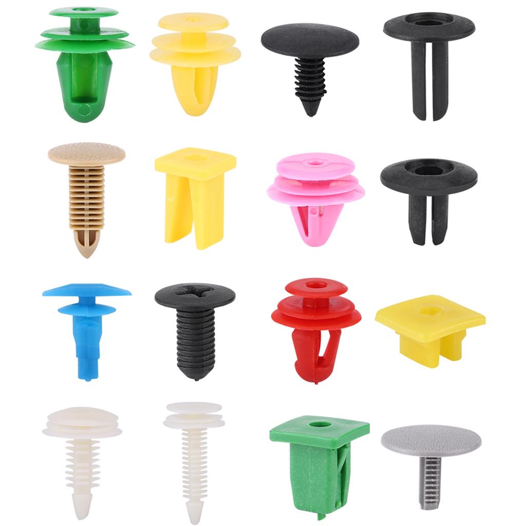 1000pcs Assorted Plastic Car Door Trim Clip Bumper Fastener Retainer Rivet Push Pin Kit