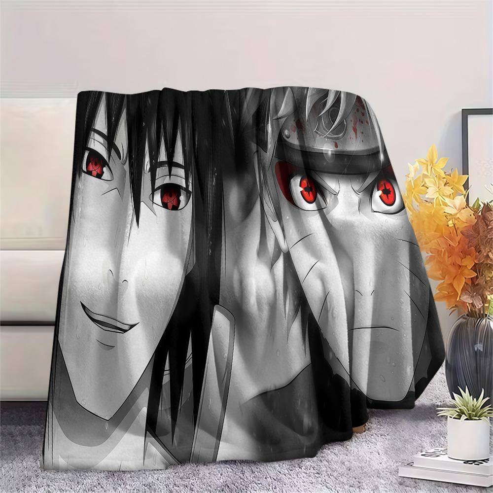 1PC Naruto Patterned Flannel Blanket Suitable For All Seasons For Home Decor Warmth And Comfort Gifts Holiday Present