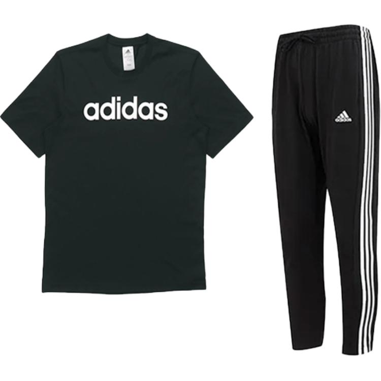 

Adidas Vintage Striped Logo Knit Tracksuit Men Tops, Bottoms Black DU0404+IC0044 S