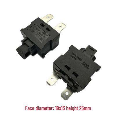 Interruptor Autotravante de 2 Pinos LECI PS102A, Botão de Ligar/Desligar de Alta Corrente 16A para Máquina de Lavar Louça/Aspirador de Pó