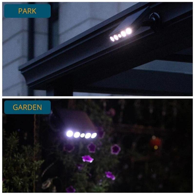 Powerful Solar Light Outdoor Motion Sensor Waterproof Garden Rotatable LED Solar Lamp Spotlights for Garden Path Street