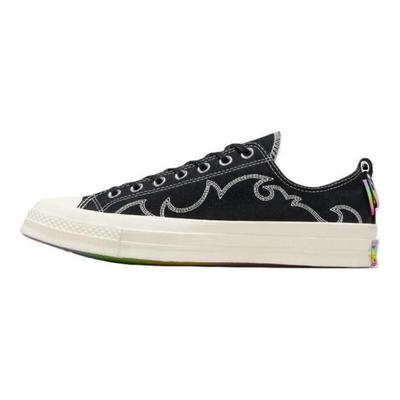 Chuck 70 Low Pride 2024 Unisex Sneakers Black Egret Chaos-Fuschia A10215C