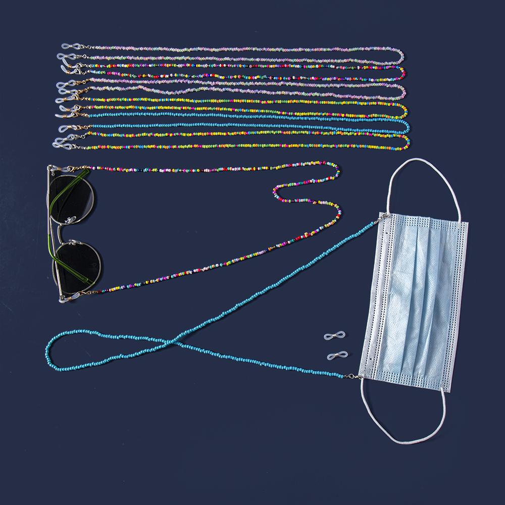 Fashion Reading Glasses Chain Retro Beads Eyeglass Sunglasses Spectacle Cord Neck Strap String Mask Chain Eye wear