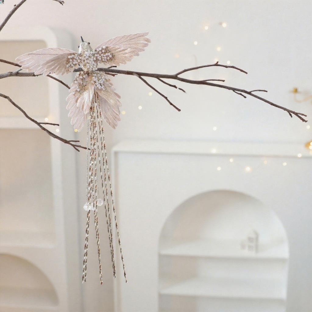Simulated HummingbirdChristmas Tree Decoration, Christmas Ornaments, Scene Arrangement, And Bird Pendants