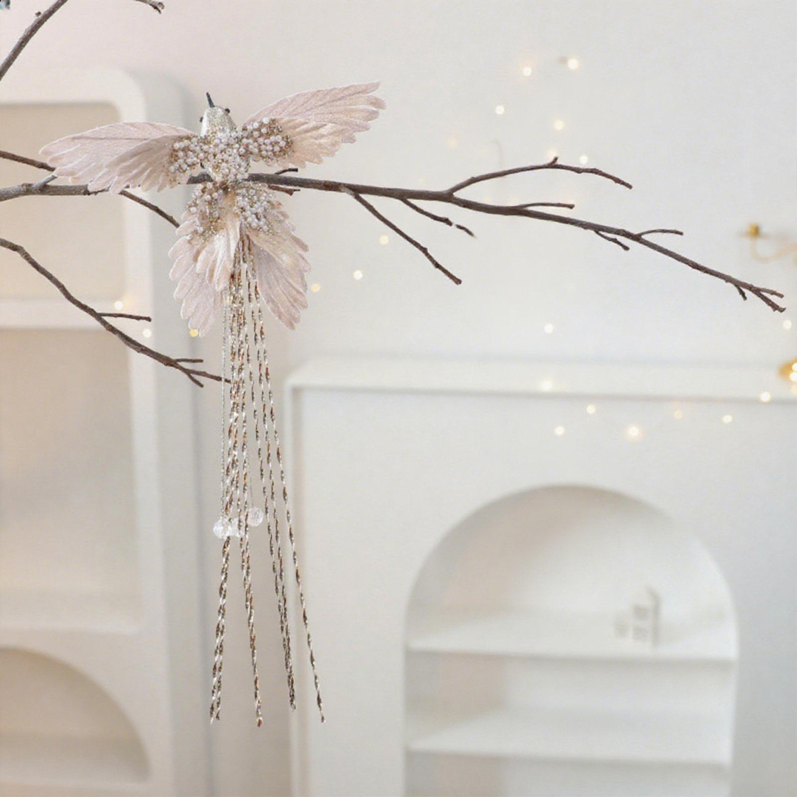 

Simulated HummingbirdChristmas Tree Decoration, Christmas Ornaments, Scene Arrangement, And Bird Pendants One Size золотой