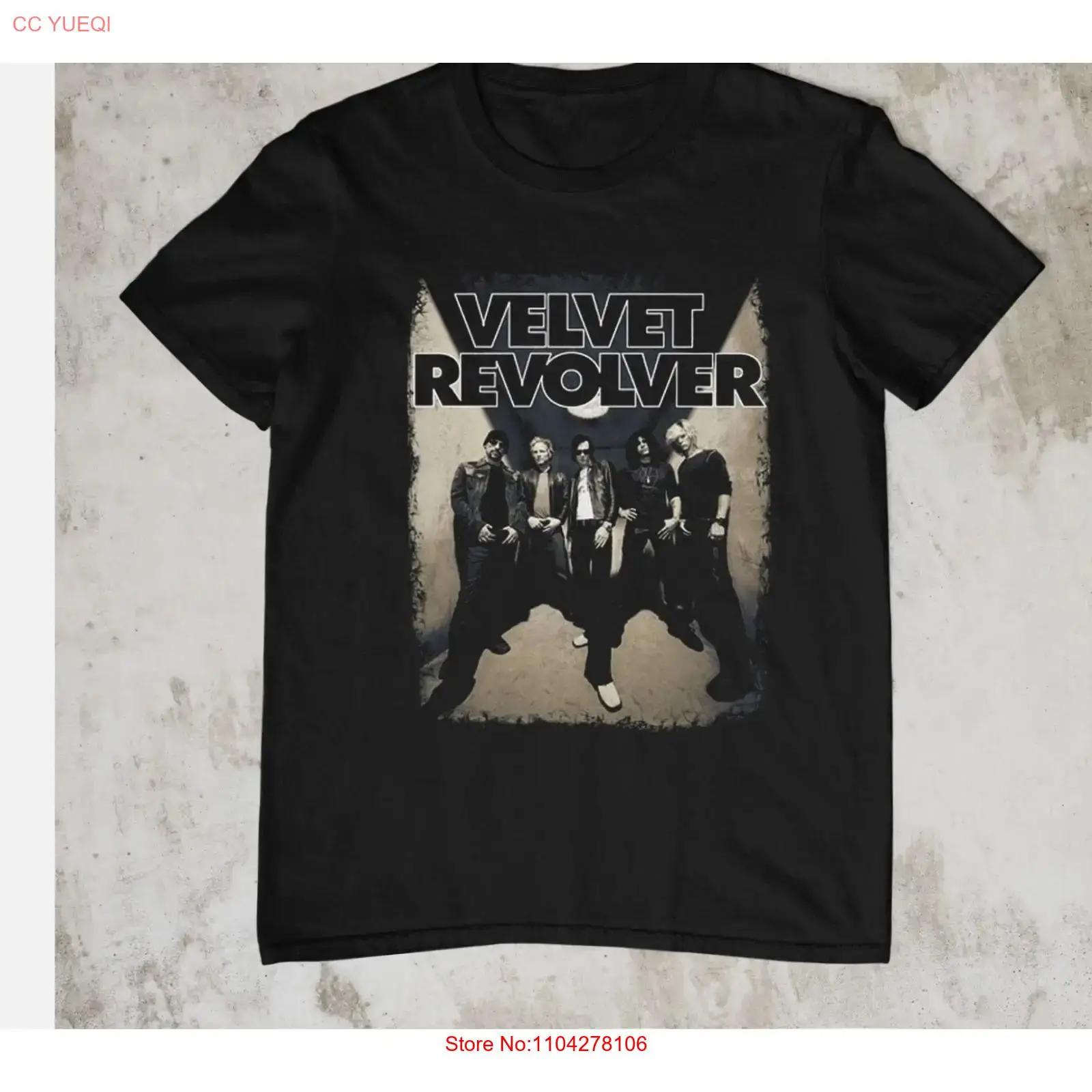 Velvet Revolver Band Member Photo Black All Size Men s T Shirt vintage Washed fashion Soft Comfortable Unisex homme Slightly S разноцветный