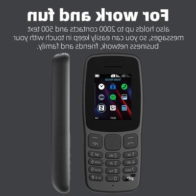 106 Senior-Friendly 2G Mobile Phone: Candy Bar Design, Loud Volume, Long Battery Life