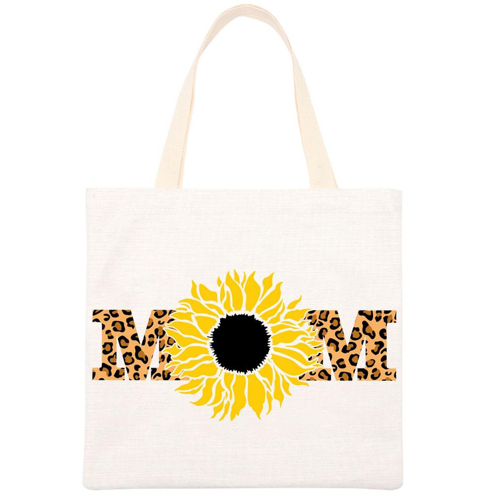 sunflower reusable shopping bolsas