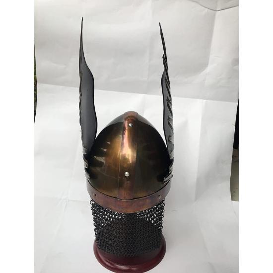 Medieval Knight Norman Viking Winged Armor Helmet Fully Wearable Item